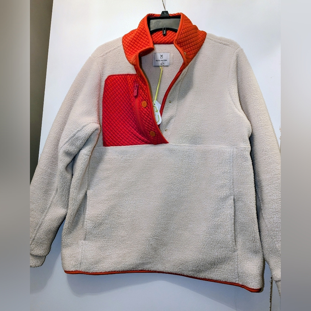 Dudley Stephens - Cherry Lawn NWT, Color: Cream&PaprikaSherpa/Waffle  (Medium)